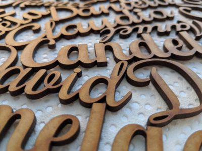 gray, multi-colored and wooden craft letters gray, multi-colored and wooden craft letters